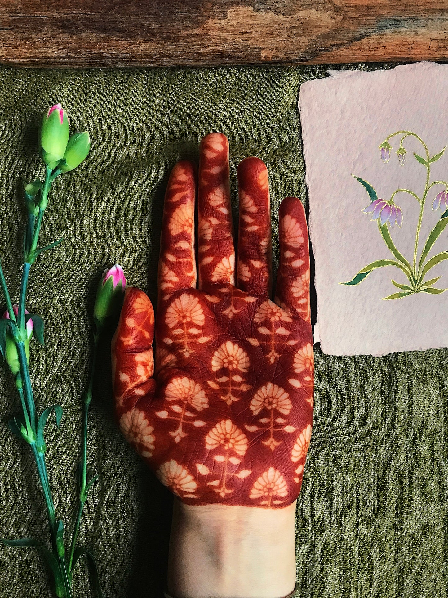 𓆸 A6 Henna Art Prints ・ Sacred explorations of the Henna Plant 𓆸